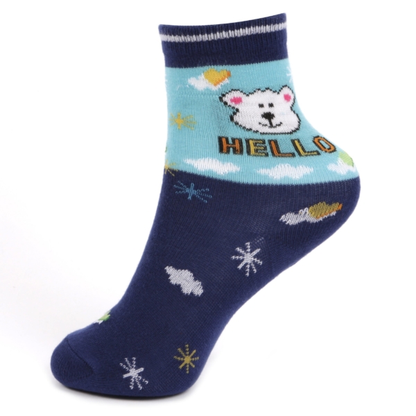 Baby-Boys-2-Pack-Ankle-Socks-–-Teddy-Bear-Design4-Hosierydirect