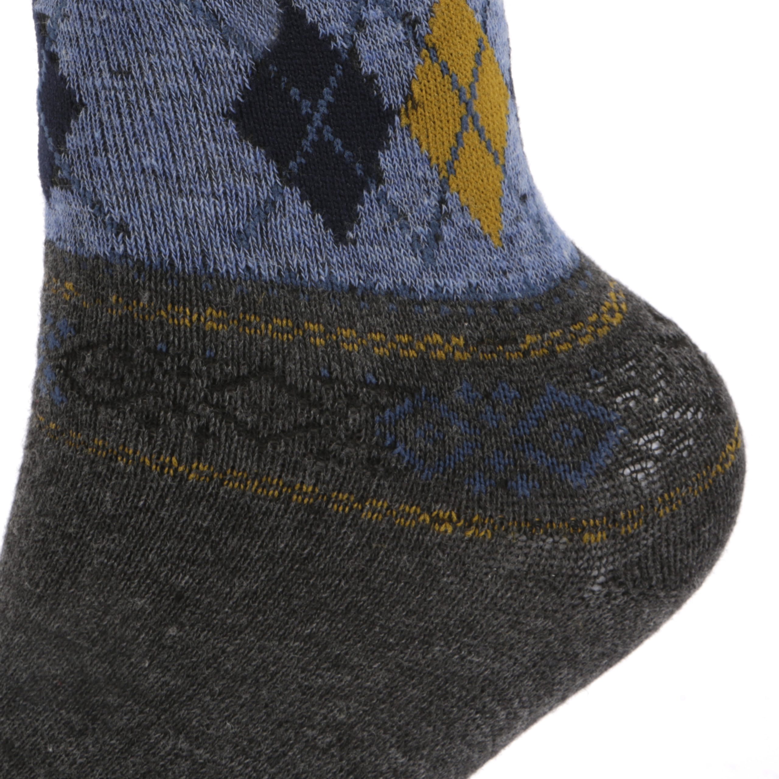 Boys-Argyle-Grey-2-Pack-Ankle-Socks3-Hosierydirect
