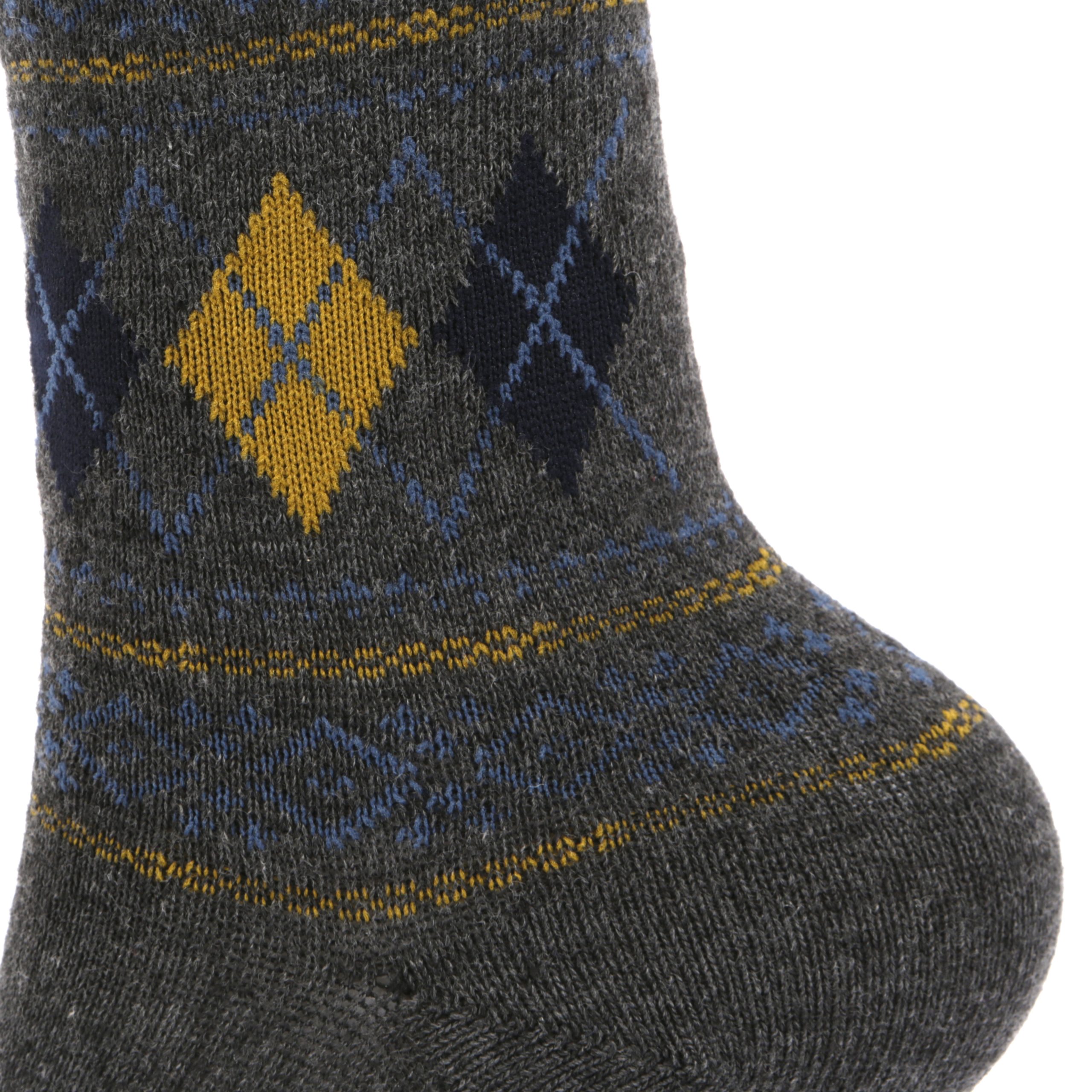 Boys-Argyle-Grey-2-Pack-Ankle-Socks8-Hosierydirect