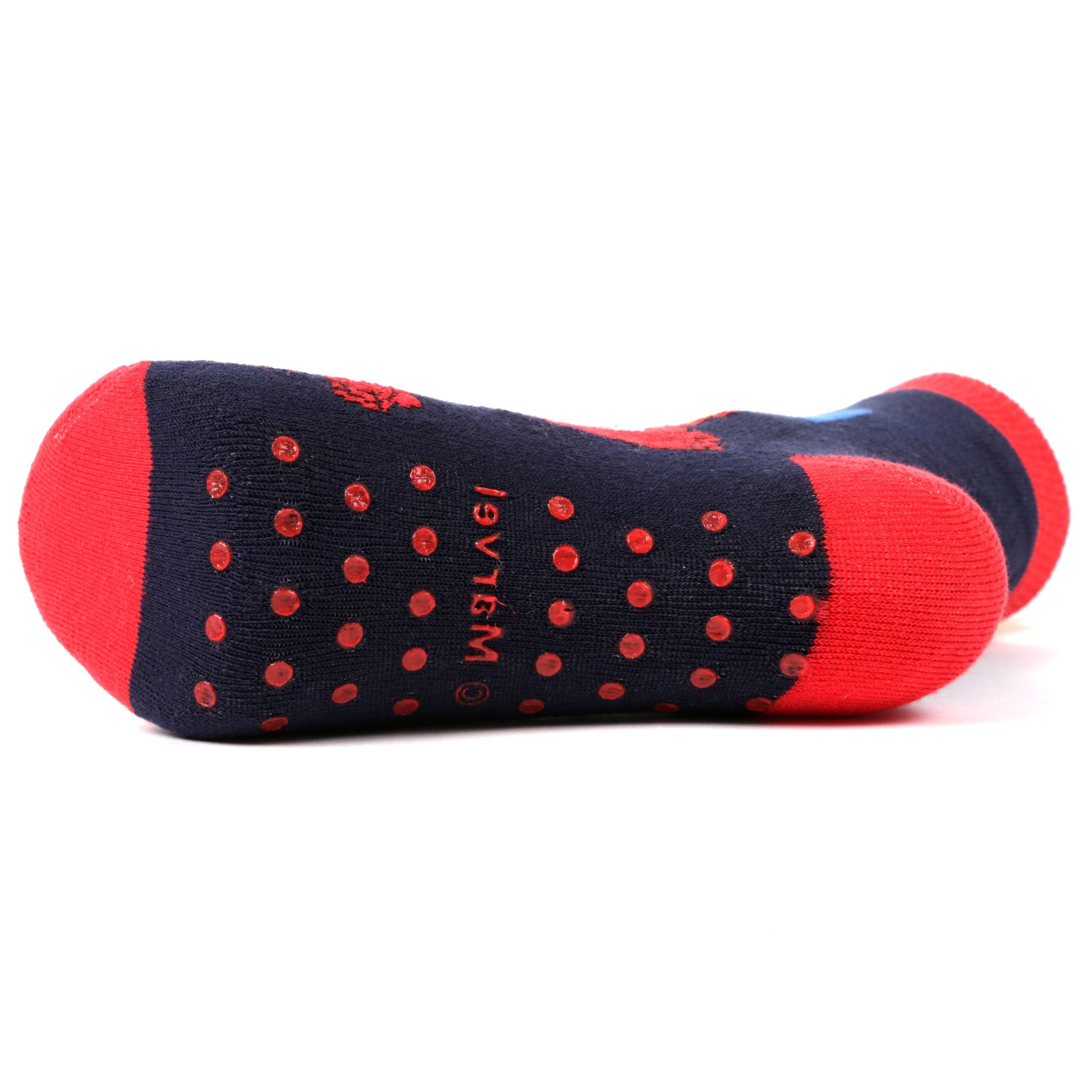 BOYS MARVEL AVENGERS  IRONMAN CHARACTER SLIPPER SOCKS _ 6 Hosierydirect.jpg