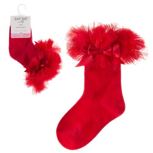 Baby-Girls-Tutu-Frill-Socks-Red-Hosierydirect