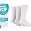 Men's Non Elastic Diabetic Socks 3pp White