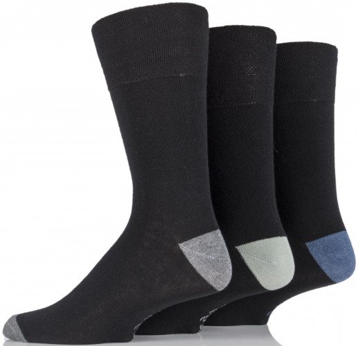 Mens-Plain-Non Elastic Soft Top Cotton-Socks-Black-Socks-3pp3-Hosierydirect.jpg