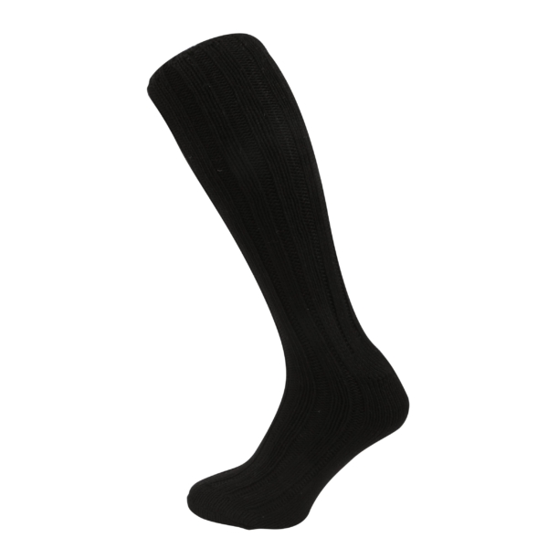 Mens-Premium-Kilt-Socks-Classic-Black-Hosierydirect