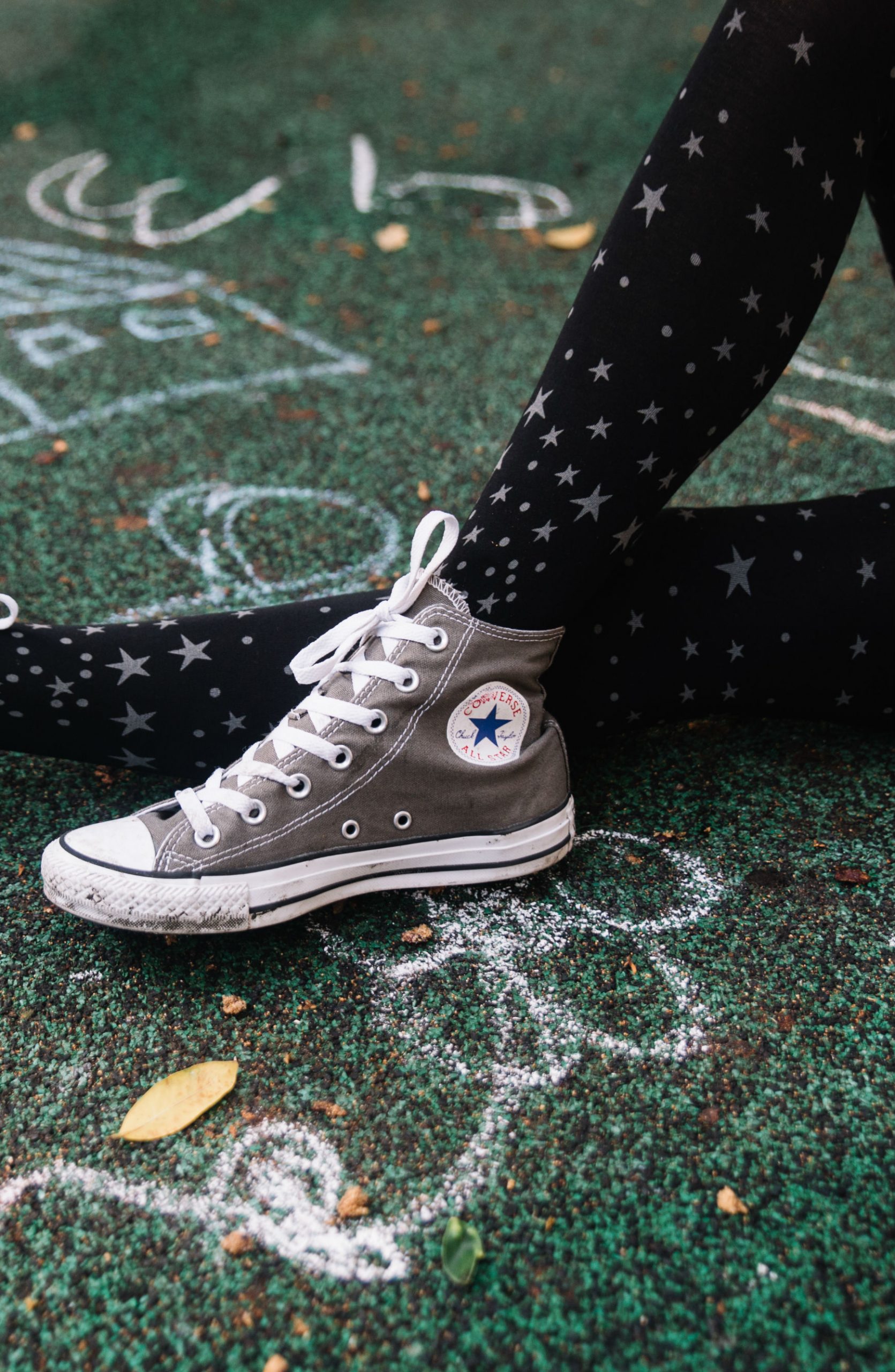 Womens-Black-Opaque-Print-Tights-f400-bgs5-Hosierydirect