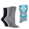 Gentle Grip Socks Shop 3 Pack Ladies Ankle Socks