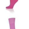 Gentle Grip by Sock Shop Womens Socks Pink Ankle Socks