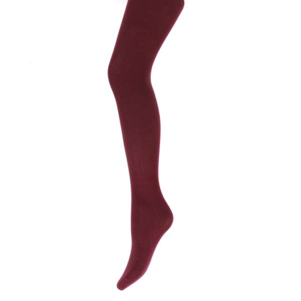 Womens-Tights-–-Maroon-Wool-Blend-Winter-Tights1-Hosierydirect