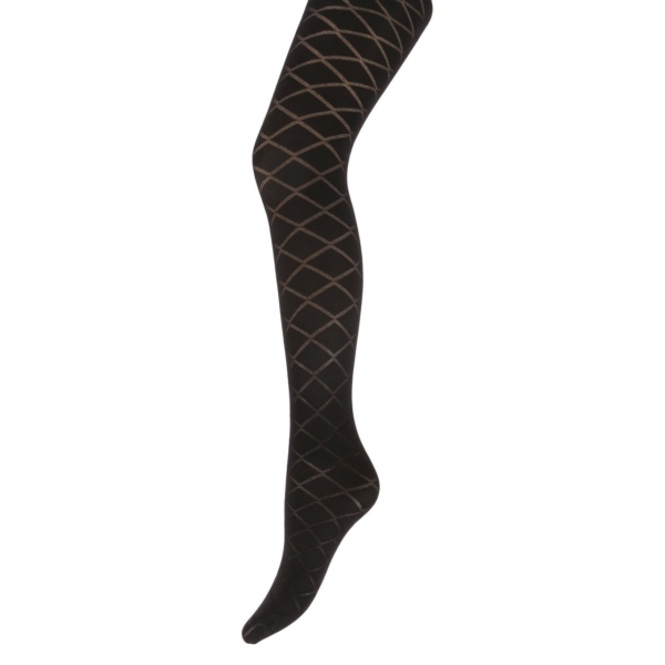 Womens-Tights-–-Opaque-Diamond-Design1-Hosierydirect
