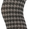 Ladies Tights - Opaque Dogtooth Design