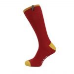 Mens Bamboo Cotton Suits Socks Contrast Toe and Heal
