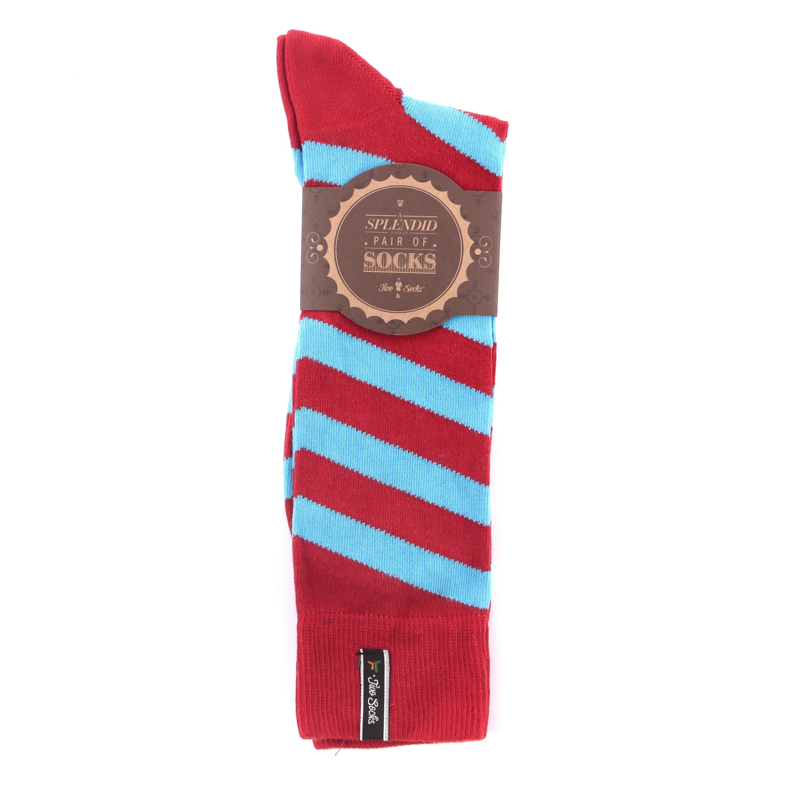 Mens-Bamboo-Cotton-Dress-Socks- red and blue striped hosierydirect.jpg