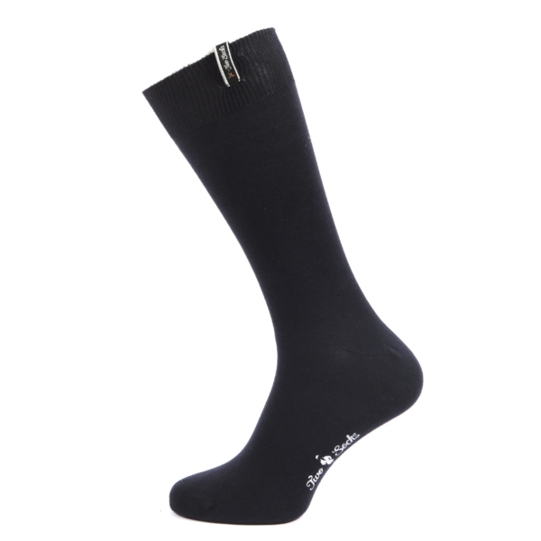 Mens Bamboo Cotton Plain Navy Dress Socks  hosierydirect.jpg