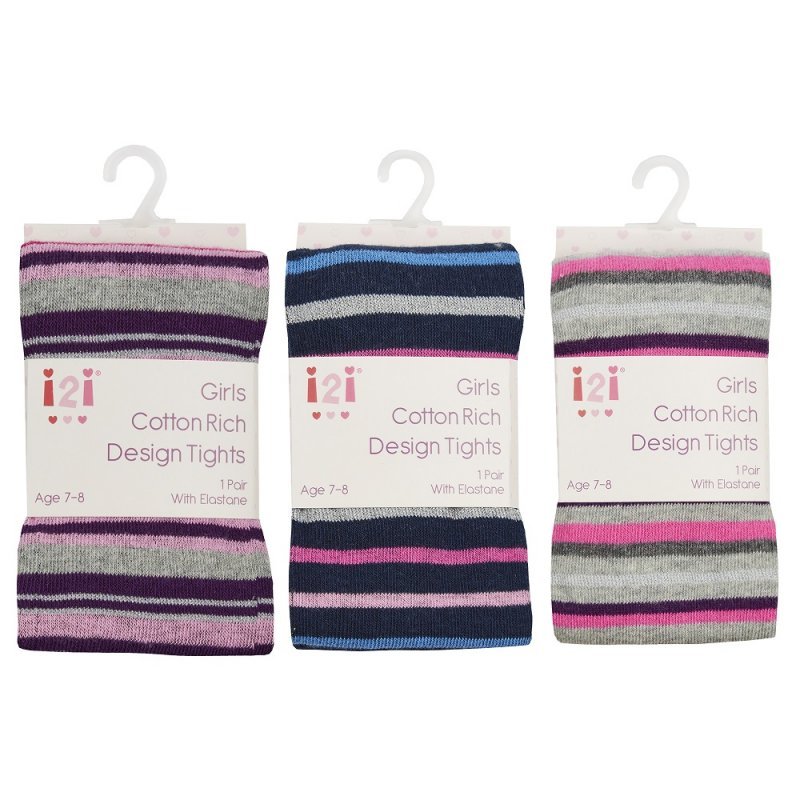 Girls Patterned Cotton Winter Tights hosierydirect.jpg